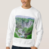 Sweatshirt Cascade des lacs Plitvice (Devant)