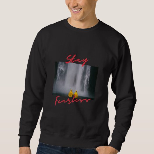 Sweatshirt Cascade reste intrépide (Devant)