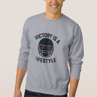 Sweatshirt Casque De Football Américain - La Victoire Est Ma 