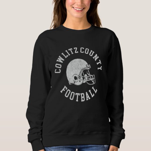 Sweatshirt Casque de football du comté de Cowlitz (Devant)