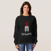 Sweatshirt Casque de guerrier King Of Sparta Gladiator Grèce (Devant entier)