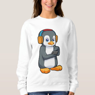 Sweatshirt Casque de musique Penguin
