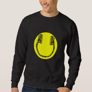 Sweatshirt Casque Dj Deejay Musique Pop Basse Techno Rock Po