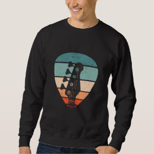 Sweatshirt Casque Guitare Basse vintage Pour Baid