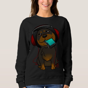 Sweatshirt Casque Rottweiler Pup