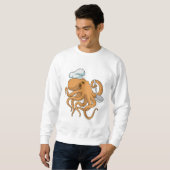 Sweatshirt Casquette chef Octopus Cook (Devant entier)
