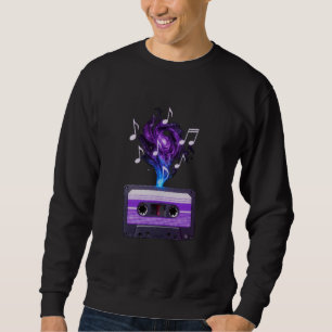 Sweatshirt Cassette de musique cosmique – Mixtape Vapor Galax