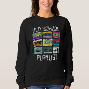 Sweatshirt Cassette Tape Musique Rétro 80s 90s Old School Pla