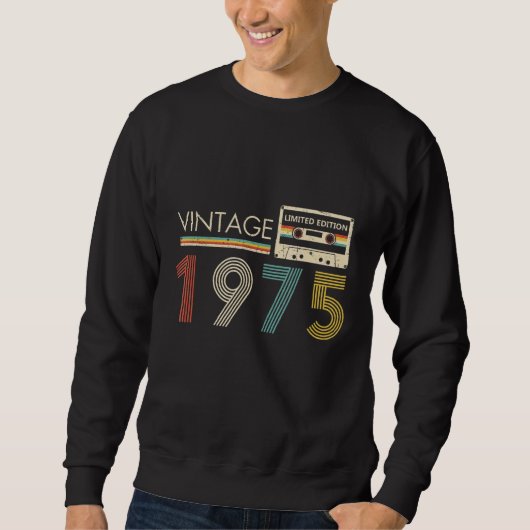 Sweatshirt Cassette vintage 1975 (Devant)