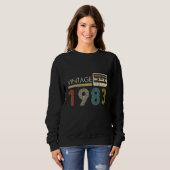 Sweatshirt Cassette vintage 1983 (Devant entier)