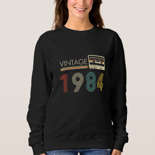 Sweatshirt Cassette vintage 1984 (Devant)