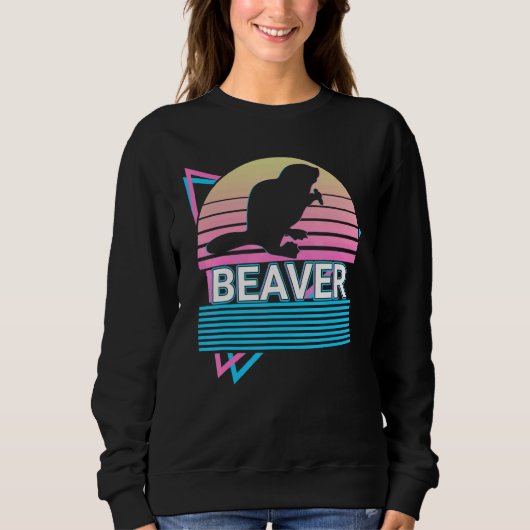 Sweatshirt Castor Rétro (Devant)
