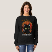 Sweatshirt Cat 6 Feet People Oh Oh Oh Scary Halloween Costume (Devant entier)
