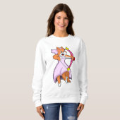 Sweatshirt Cat as Bride with Wedding dress.PNG (Devant entier)