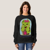 Sweatshirt Cat Cactus (Devant entier)