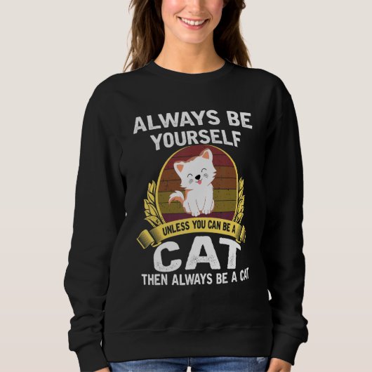 Sweatshirt Cat Cat Cat Cat (Devant)