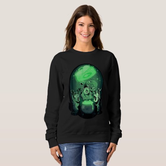 Sweatshirt Cat Coven (Devant entier)