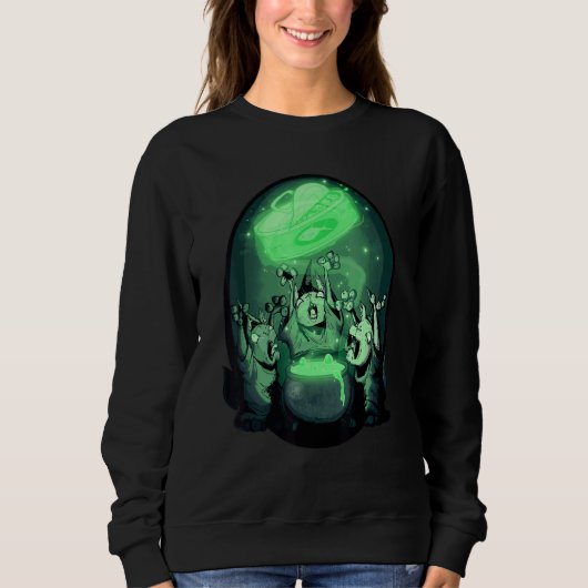 Sweatshirt Cat Coven (Devant)