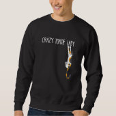 Sweatshirt Cat Crazy Tortie Lady Tortoise Shell Propriétaire (Devant)