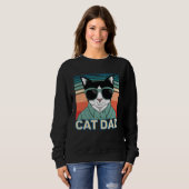 Sweatshirt Cat Dad (Devant entier)