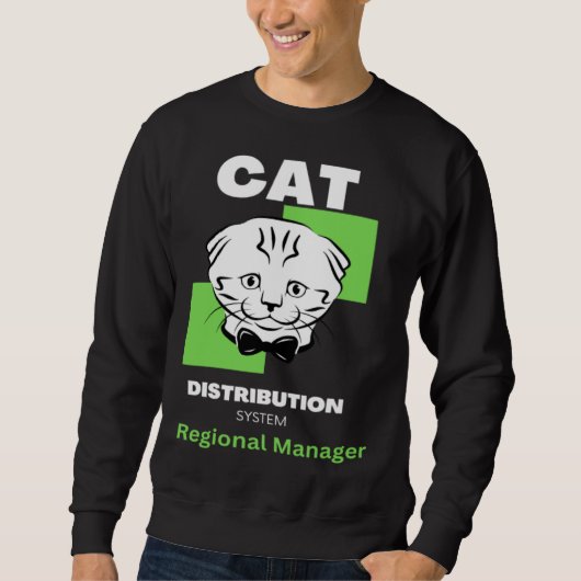 Sweatshirt Cat Distributions Regional Manager (Devant)