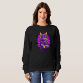 Sweatshirt Cat DJ (Devant entier)