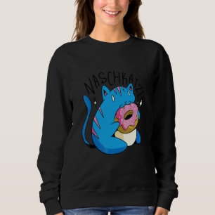 Sweatshirt Cat Donut Cool Retro Amusement bizarre Bizarre Art
