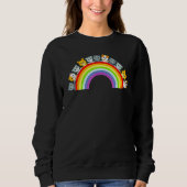 Sweatshirt Cat Group Rainbow Cat Lover Funny (Devant)