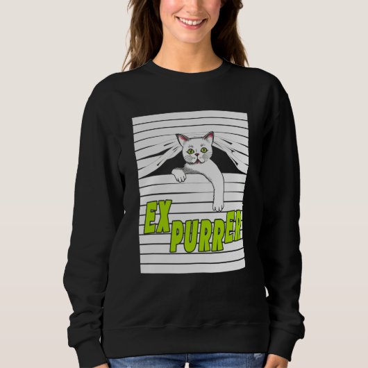 Sweatshirt Cat in Blinds Explorer Kitten 1 (Devant)