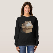 Sweatshirt Cat in the Box Shirt (Devant entier)