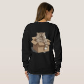 Sweatshirt Cat in the Box Shirt (Dos entier)