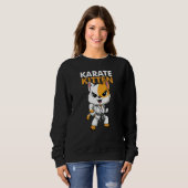 Sweatshirt Cat Kitten Karate (Devant entier)