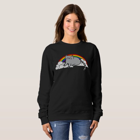 Sweatshirt Cat Lgbt (Devant entier)