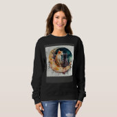 Sweatshirt Cat Love Moon (Devant entier)