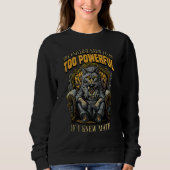 Sweatshirt Cat Math   Feline Mob Boss Mathematics And Algebra (Devant)