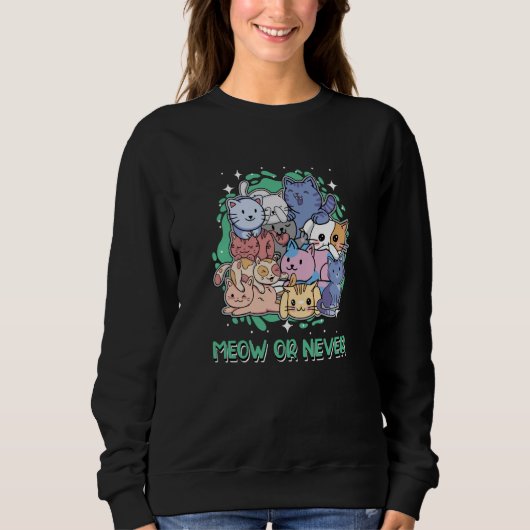 Sweatshirt Cat Memes Kitten Cat Mom Animal Pun (Devant)