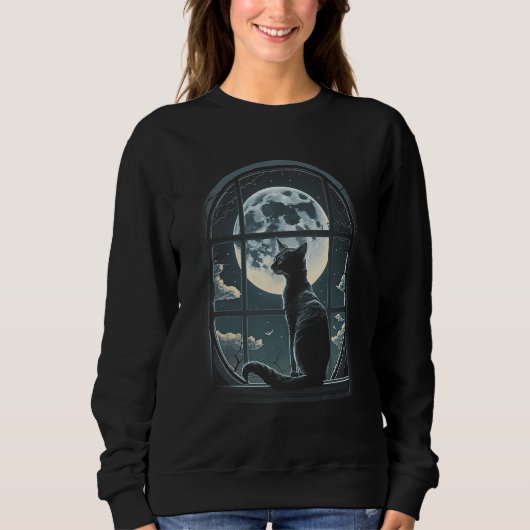 Sweatshirt Cat Mom Cute Cat Motifs Cat Graphics (Devant)