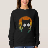 Sweatshirt Cat Murderer Halloween (Devant)