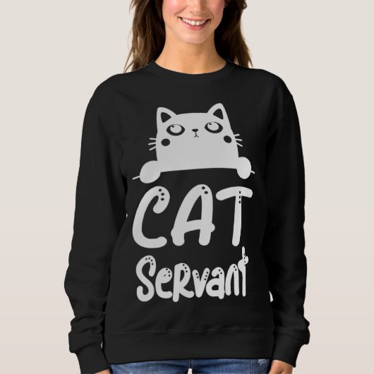 Sweatshirt Cat operation cat owner motif (Devant)