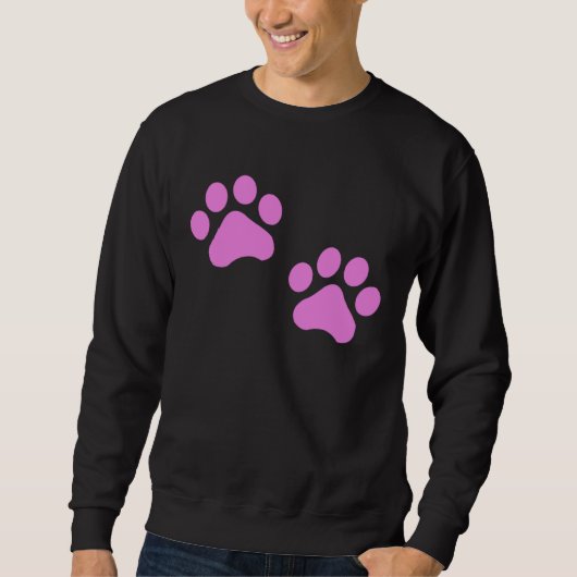 Sweatshirt Cat Paws  Girl Woman Cat (Devant)