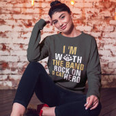 Sweatshirt Cat Rock Band Amusant Cool Moderne Cute Personnali