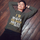 Sweatshirt Cat Rock Band Amusant Cool Moderne Cute Personnali