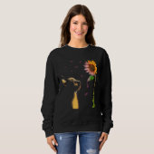 Sweatshirt Cat Sunflower Hereditary Hemochromatosis Awareness (Devant entier)