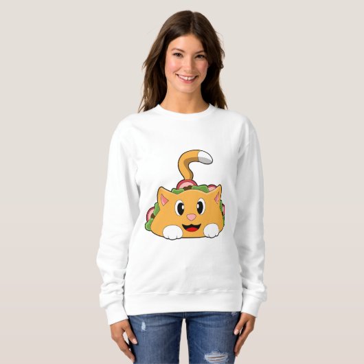 Sweatshirt Cat Taco (Devant entier)