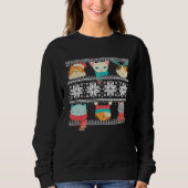 Sweatshirt Cat Tree Ugly Sweater Christmas Matching (Devant)