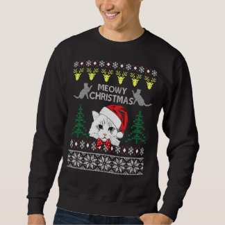 Sweatshirt Cat Ugly Christmas