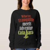 Sweatshirt Catamaran Boat Sailing 7 (Devant)