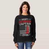 Sweatshirt Catamaran Sailing Captain Sailor Best Catamaran Ca (Devant entier)