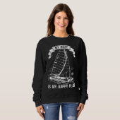 Sweatshirt Catamaran Two Hulls Sailing Quote Catamaran Captai (Devant entier)