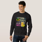 Sweatshirt Catching Beads And Take Shots Créer Beadwork Be (Devant entier)
